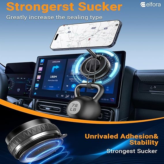 Vacuum Suction Magnetic Bracket